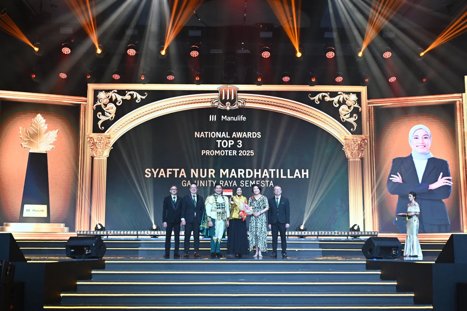Syafta Dhati menerima National Awards Top 3 Promoter 2025 Manulife